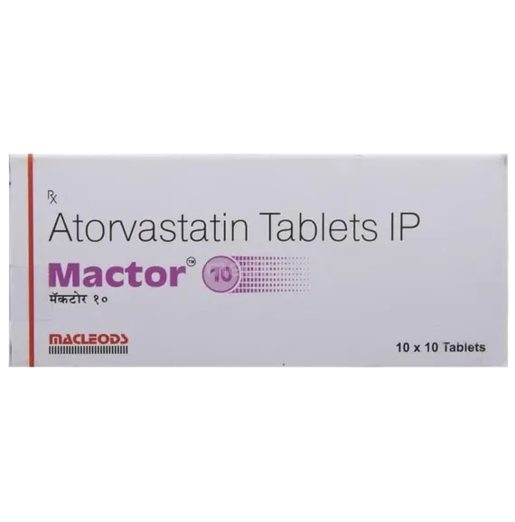 mactor 10mg tablet 10's